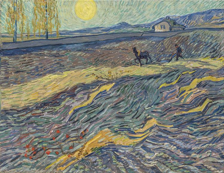 Worker in a Field by Van Gogh